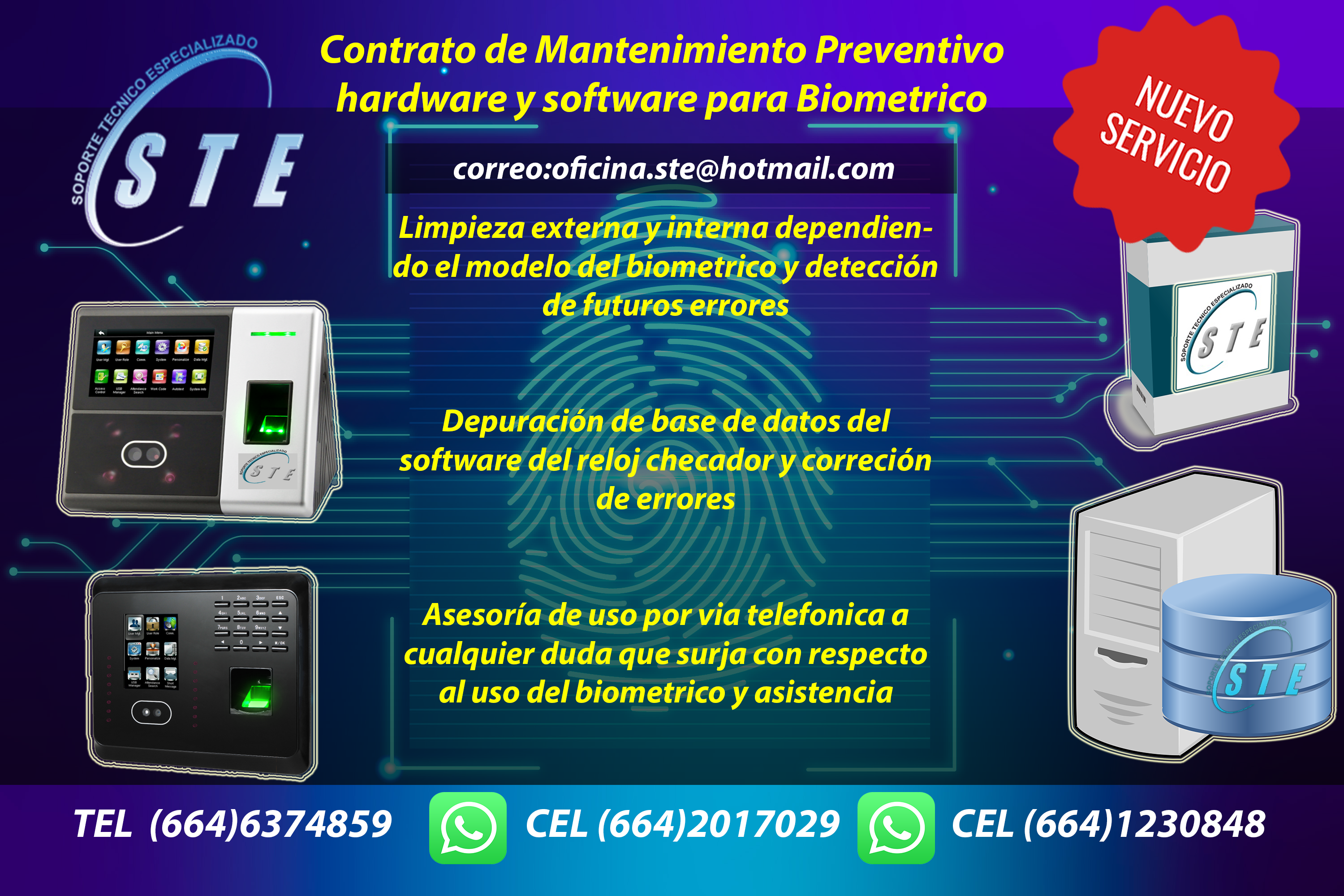 Mantenimiento Preventivo Biometricos